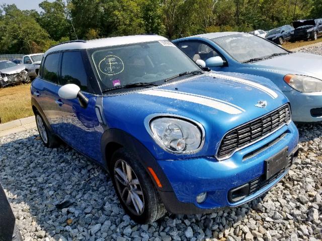 WMWZC3C52CWL84210 - 2012 MINI COOPER S C BLUE photo 1