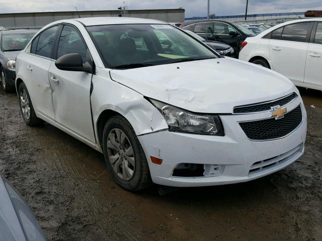 1G1PC5SH3C7305051 - 2012 CHEVROLET CRUZE LS WHITE photo 1