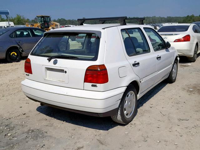 3VWFA81H5VM008977 - 1997 VOLKSWAGEN GOLF GL WHITE photo 4