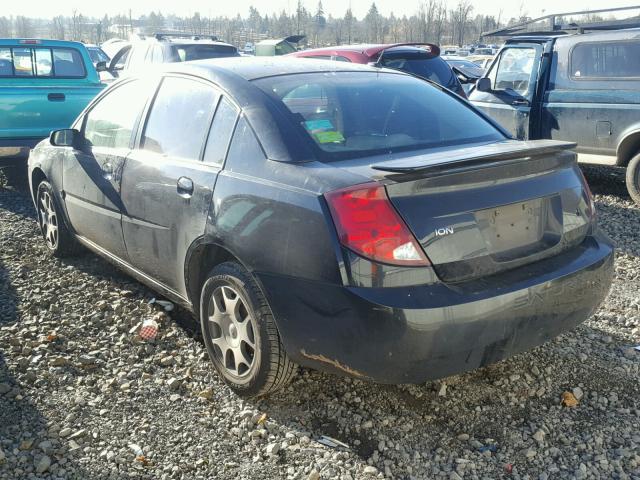 1G8AZ54F85Z111737 - 2005 SATURN ION LEVEL BLACK photo 3