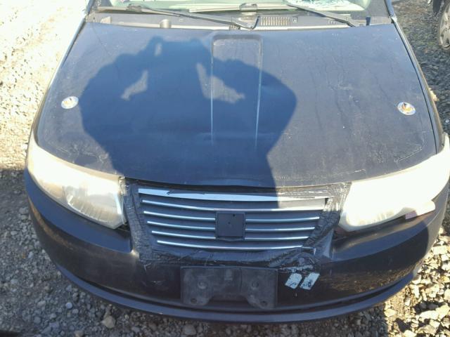 1G8AZ54F85Z111737 - 2005 SATURN ION LEVEL BLACK photo 7