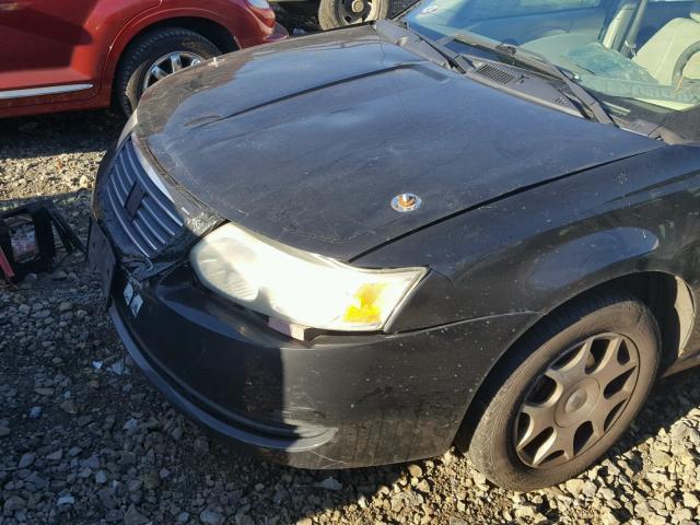 1G8AZ54F85Z111737 - 2005 SATURN ION LEVEL BLACK photo 9