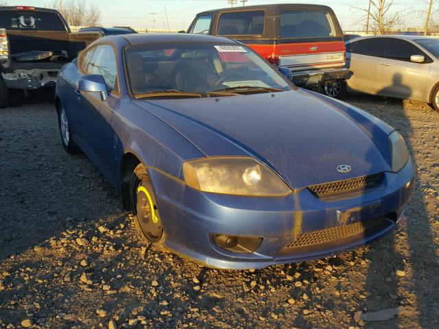 KMHHM65DX5U156497 - 2005 HYUNDAI TIBURON BLUE photo 1