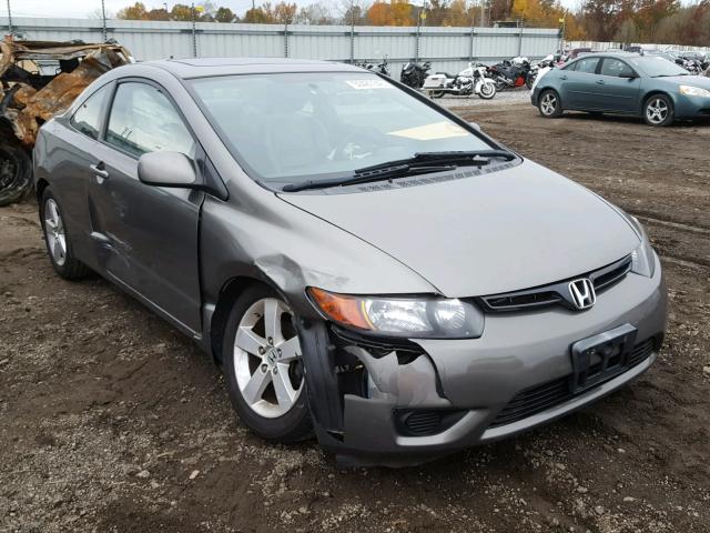 2HGFG12908H508291 - 2008 HONDA CIVIC EXL GRAY photo 1