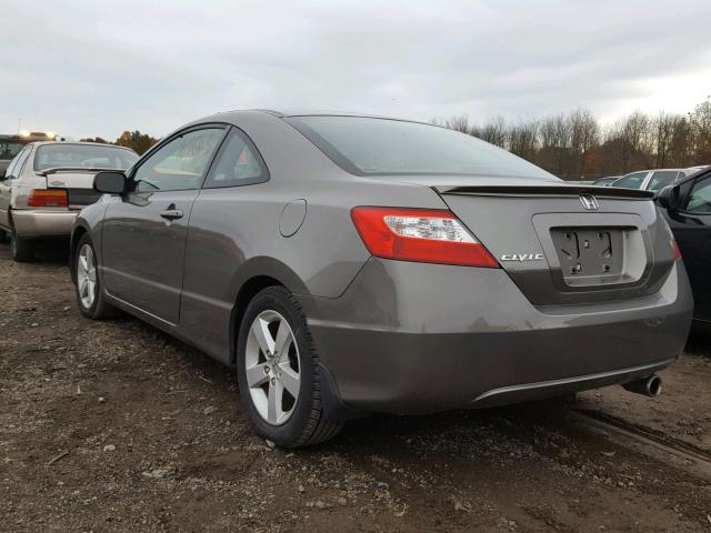 2HGFG12908H508291 - 2008 HONDA CIVIC EXL GRAY photo 3