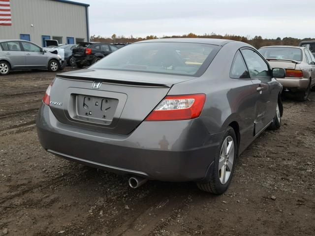 2HGFG12908H508291 - 2008 HONDA CIVIC EXL GRAY photo 4