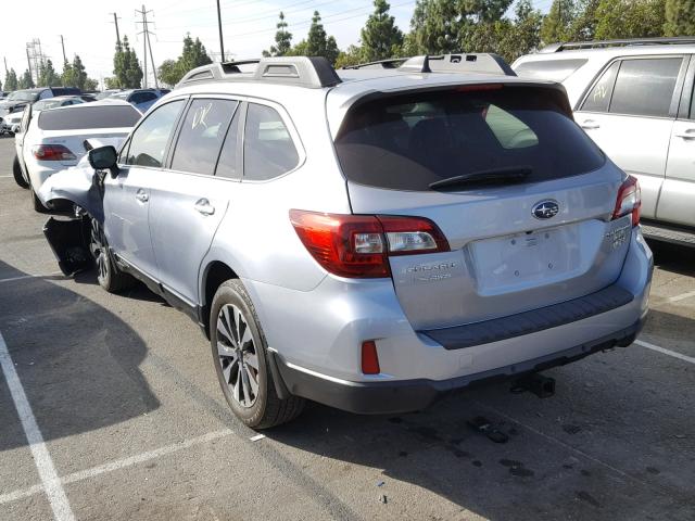 4S4BSENC0H3317995 - 2017 SUBARU OUTBACK 3. SILVER photo 3