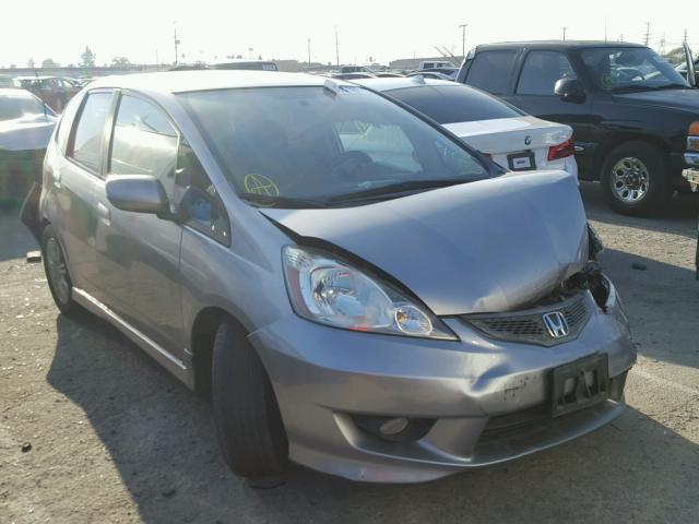 JHMGE8H46AS022711 - 2010 HONDA FIT SPORT GRAY photo 1