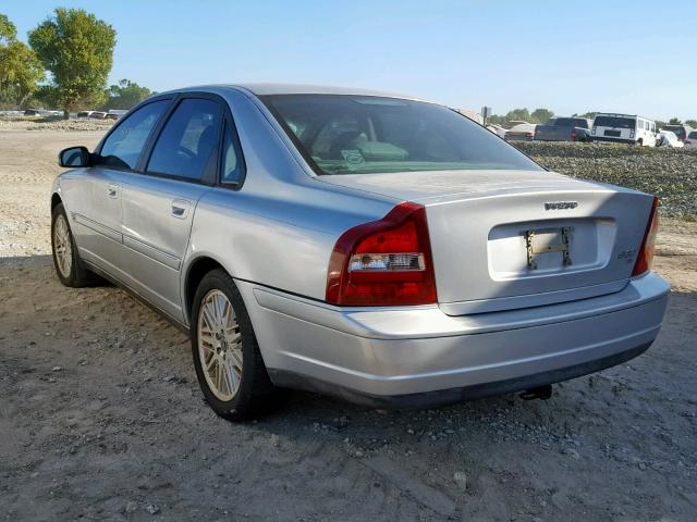 YV1TS92D621270787 - 2002 VOLVO S80 SILVER photo 3