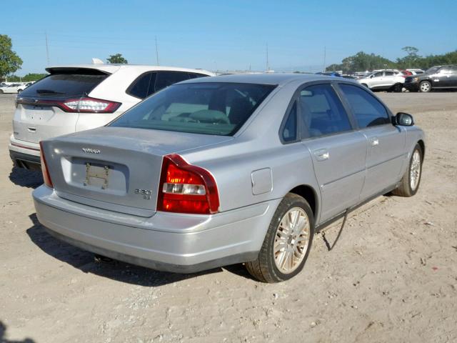 YV1TS92D621270787 - 2002 VOLVO S80 SILVER photo 4