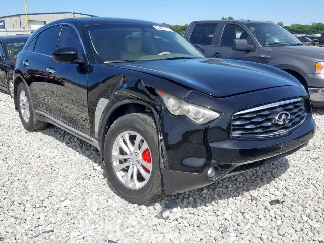 JNRAS18WX9M153228 - 2009 INFINITI FX35 BLACK photo 1