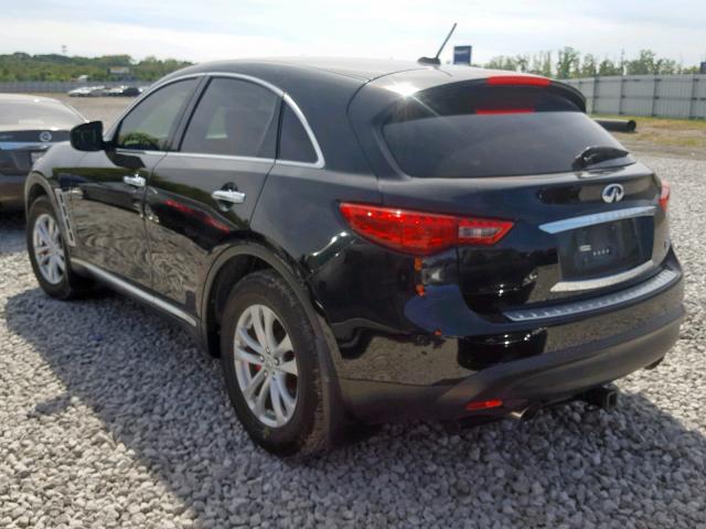 JNRAS18WX9M153228 - 2009 INFINITI FX35 BLACK photo 3