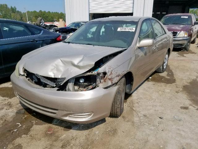 4T1BE32K94U351199 - 2004 TOYOTA CAMRY LE GOLD photo 2