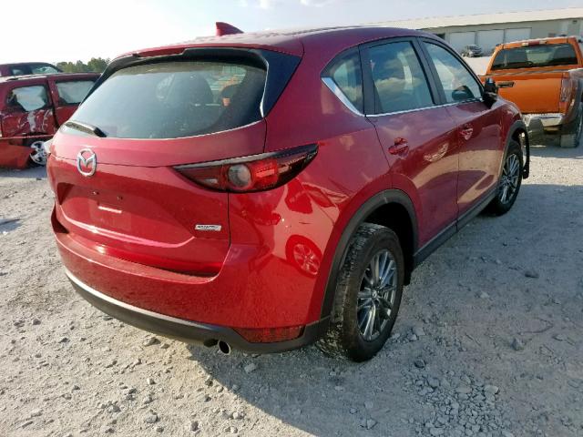 JM3KFABM2J1394892 - 2018 MAZDA CX-5 SPORT RED photo 4