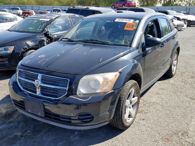 1B3CB4HA7AD632257 - 2010 DODGE CALIBER SX BLACK photo 2