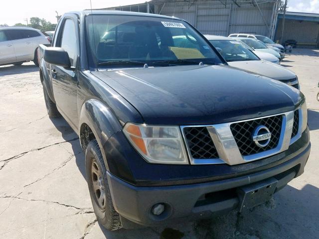 1N6BD06T27C409296 - 2007 NISSAN FRONTIER K BLACK photo 1