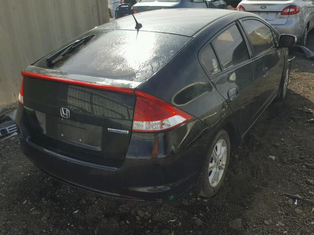 JHMZE2H78AS024007 - 2010 HONDA INSIGHT EX BLACK photo 4