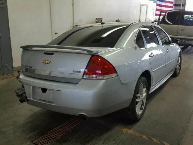 2G1WU57M391309685 - 2009 CHEVROLET IMPALA LTZ GRAY photo 4