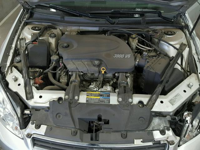 2G1WU57M391309685 - 2009 CHEVROLET IMPALA LTZ GRAY photo 7