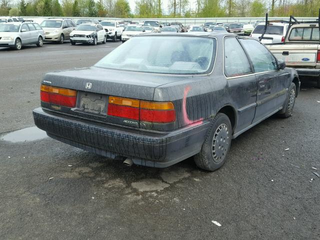 1HGLB7257MA066474 - 1991 HONDA ACCORD BLACK photo 4