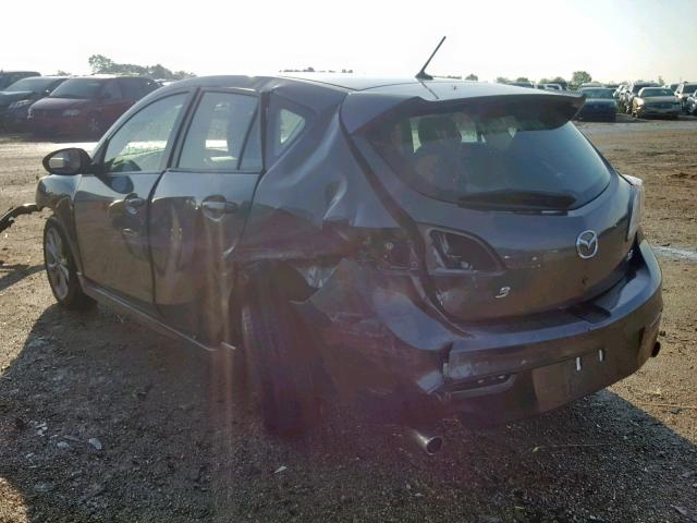 JM1BL1K69B1419100 - 2011 MAZDA 3 S GRAY photo 3