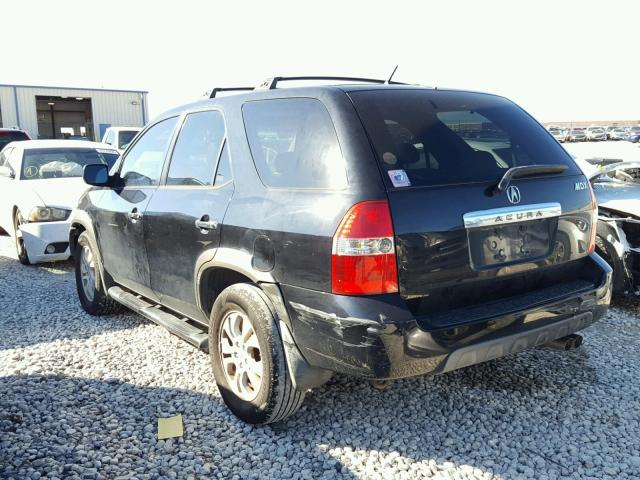 2HNYD18803H531250 - 2003 ACURA MDX TOURIN BLACK photo 3