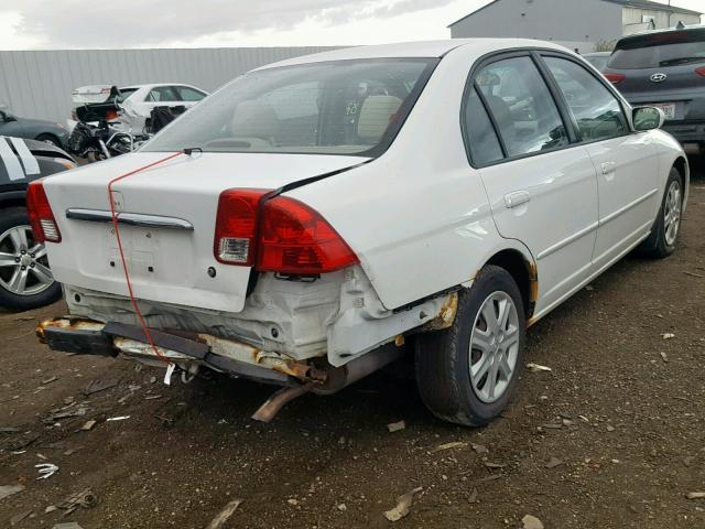 2HGES26793H588661 - 2003 HONDA CIVIC EX WHITE photo 4