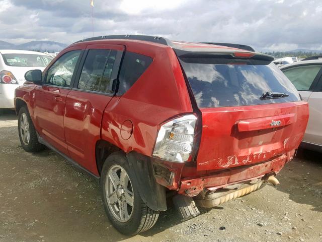 1J4NT4FB1AD593773 - 2010 JEEP COMPASS SP MAROON photo 3