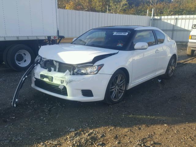 JTKJF5C7XD3050054 - 2013 TOYOTA SCION TC თეთრი ფოტო 2