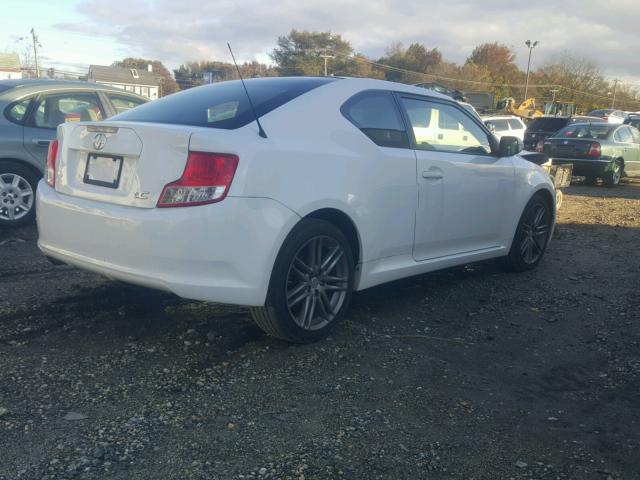 JTKJF5C7XD3050054 - 2013 TOYOTA SCION TC თეთრი ფოტო 4