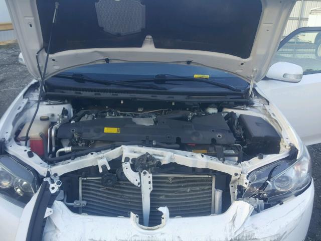 JTKJF5C7XD3050054 - 2013 TOYOTA SCION TC თეთრი ფოტო 7
