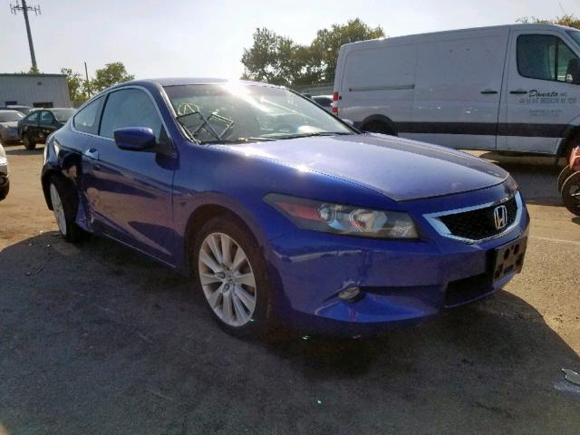 1HGCS22848A006364 - 2008 HONDA ACCORD EXL BLUE photo 1