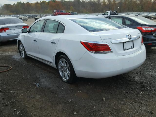 1G4GC5ED4BF294934 - 2011 BUICK LACROSSE C WHITE photo 3