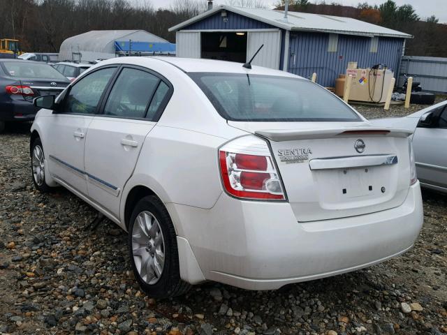 3N1AB6AP3BL732063 - 2011 NISSAN SENTRA 2.0 WHITE photo 3