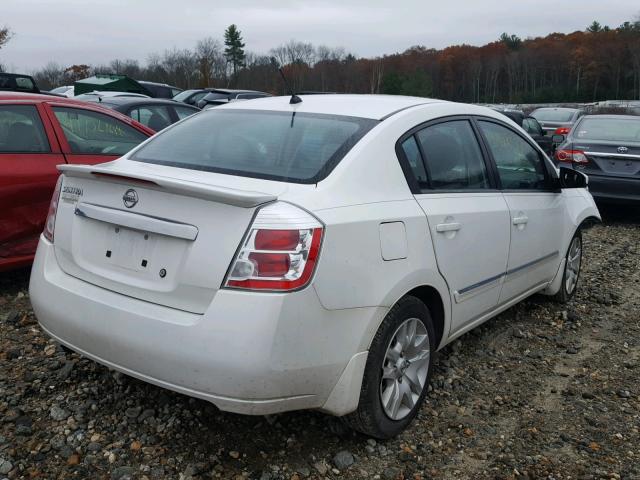 3N1AB6AP3BL732063 - 2011 NISSAN SENTRA 2.0 WHITE photo 4