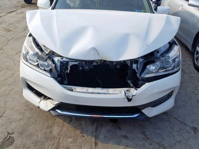 1HGCR2F97GA237563 - 2016 HONDA ACCORD EXL WHITE photo 7