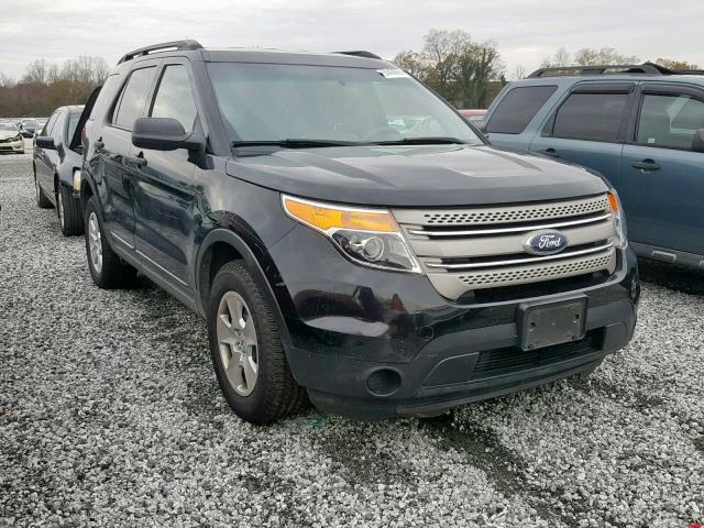 1FM5K8B89EGC54639 - 2014 FORD EXPLORER BLACK photo 1