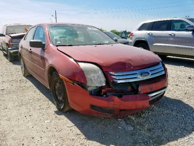 3FAHP06Z67R241677 - 2007 FORD FUSION S RED photo 1