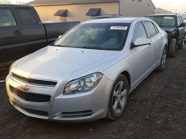 1G1ZC5E19BF378193 - 2011 CHEVROLET MALIBU 1LT SILVER photo 2