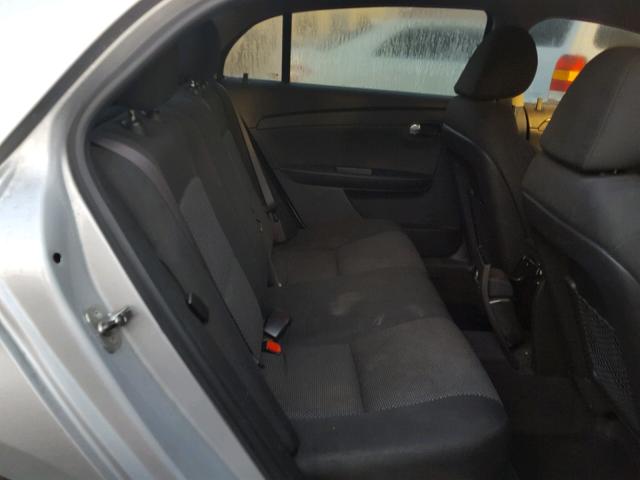 1G1ZC5E19BF378193 - 2011 CHEVROLET MALIBU 1LT SILVER photo 6