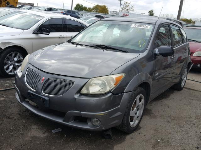 5Y2SL63805Z465966 - 2005 PONTIAC VIBE GRAY photo 2