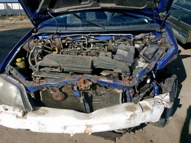 JM1BJ225530128006 - 2003 MAZDA PROTEGE DX BLUE photo 7