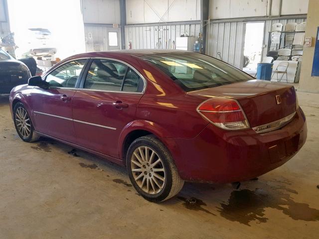 1G8ZS57N17F205733 - 2007 SATURN AURA XE BURGUNDY photo 3