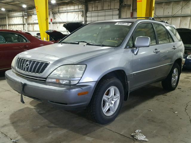 JTJHF10U030312833 - 2003 LEXUS RX 300 GRAY photo 2