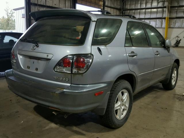 JTJHF10U030312833 - 2003 LEXUS RX 300 GRAY photo 4