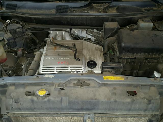 JTJHF10U030312833 - 2003 LEXUS RX 300 GRAY photo 7