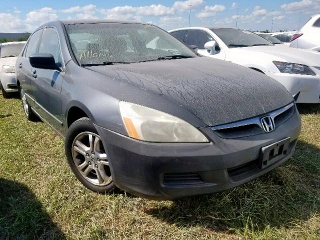 1HGCM56366A163398 - 2006 HONDA ACCORD SE GRAY photo 1