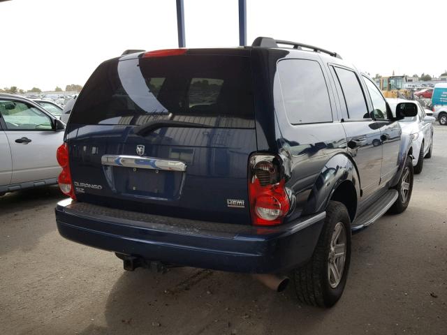 1D4HB48D14F141838 - 2004 DODGE DURANGO SL BLUE photo 4