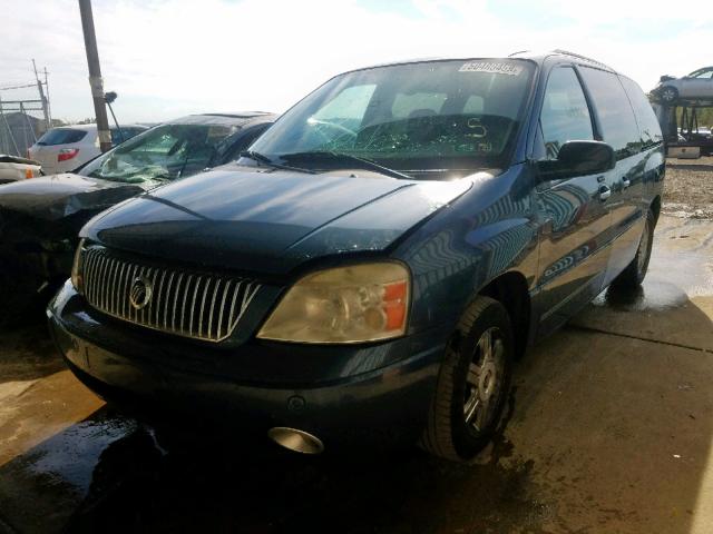 2MRDA20204BJ05294 - 2004 MERCURY MONTEREY BLUE photo 2