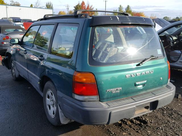 JF1SF6358XG710899 - 1999 SUBARU FORESTER L GREEN photo 3